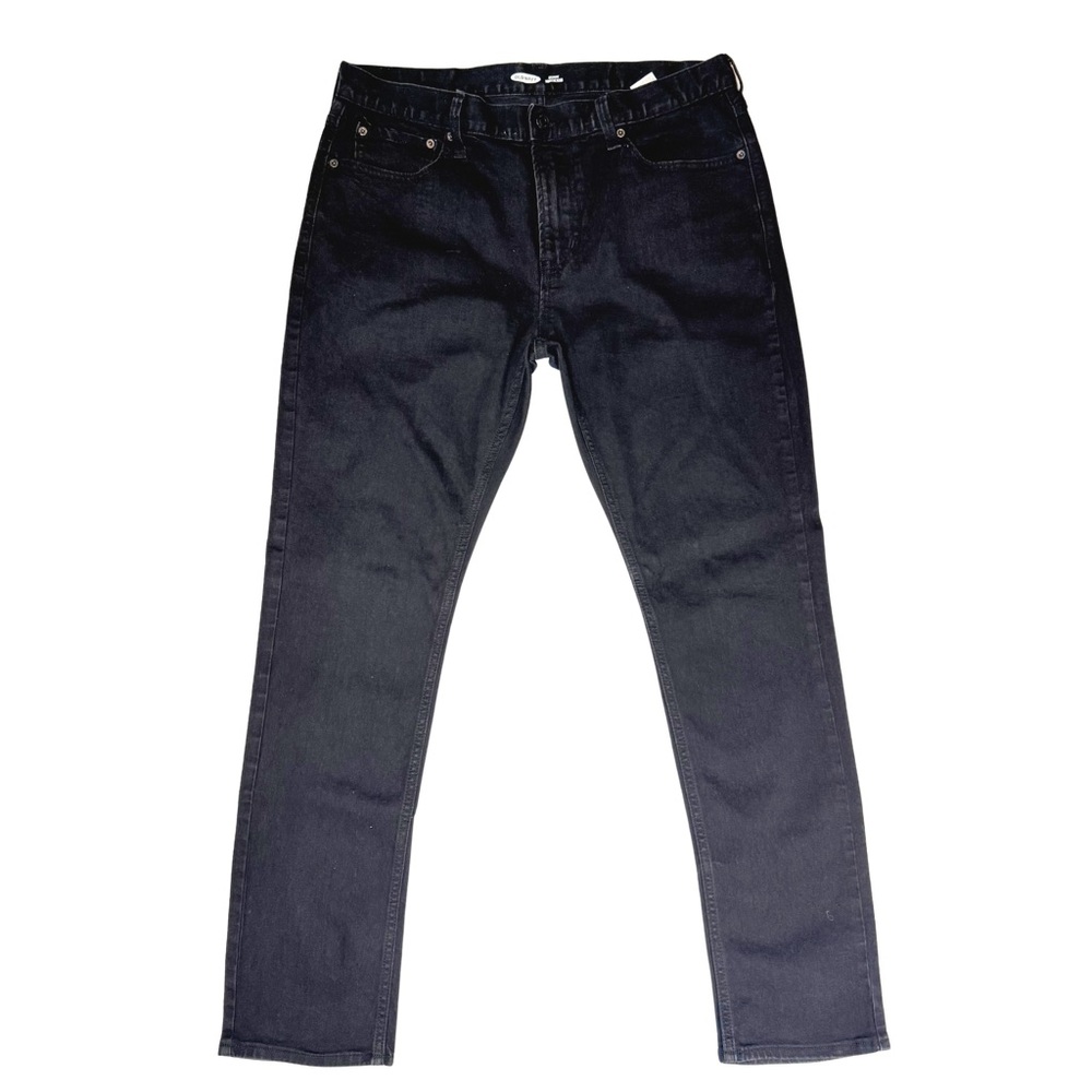 Old Navy Men's Black Jeans, Skinny Built-In Flex size 36x32